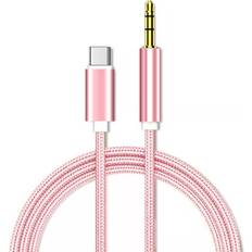 Shein USB-C to Aux Cable 3.5ft, Type-C to 3.5mm Male Headphone Jack Cord /Aux Jack Cable/3.5mm Headphone Car Stereo Cord for Car, with