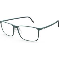 Silhouette Acetat Glasögon Silhouette Pure Wave 2955 Gröna Glasögon Män