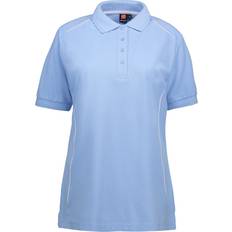 Dame - Polo T-shirts ID Pro Wear Dame Polo T-shirt - Lys Blå