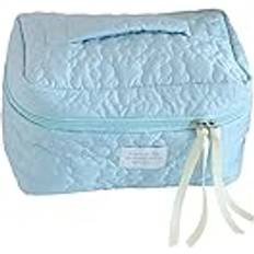 Blåa Sminkväskor Arvalolet Arvalolet Quilted Flower Makeup Bag - Blue