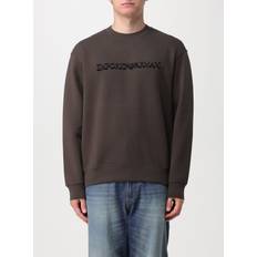 Armani Uomo Maglioni Armani Logo Sweatshirt Brown