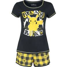 Trainingsbekleidung Schlafanzüge Pokémon Pikachu Rocks Schlafanzug schwarz/gelb S, M, L, XL