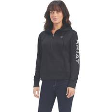 Course à pied - Femme Pulls Ariat Sweatshirt à capuche femme - Noir