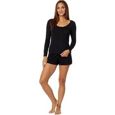 Rayon Nachtkleding Barefoot Dreams Women's Malibu Lounge Set Black Black