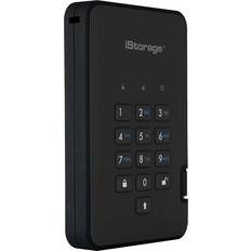 iStorage iStorage diskAshur2 8 TB Portable Rugged Solid State Drive 2.5" External Black TAA Compliant IS-DA2-256-SSD-8000B