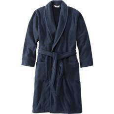 L.L.Bean Organic Terry Cloth Robe Regular Navy Men's Robe Navy