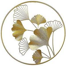 Wall Decor Beliani Gold BISMUTH Wall Decor