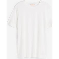 Silk T-shirts H&M Ladies White Silk-blend T-shirt