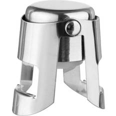 Secret de Gourmet Gourmet-Tapón Hermético Para Botella Cava Plateado Acero Inoxidable