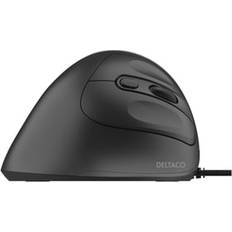 Højre hånd - Lodret Computermus Deltaco Silent Wired Vertical Mouse, 4