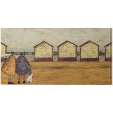 Pyramid Canvastavla Sam Toft Looking Through The Gap The Beach Huts Poster 30x60cm