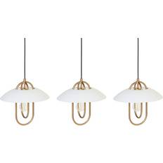 Beliani 3 Light Metal Pendant Lamp