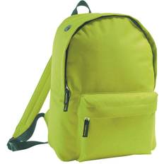 Nylon School Bags Sol's Kids Rider School Backpack Rucksack ONE Apple Green