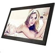 Digital Photo Frames NQYZZFD WiFi Digital Fotoram, 15,6\" Touch