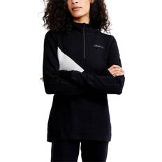 Craft Advanced Nordic Merinould 1/2 Zip Undertrøje Dame Sort
