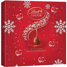 Lindt Milk Chocolate Christmas Advent Calendar 2023 with Work Desk Stand 109 g 24 Mini Truffles with an Irresistible Smooth Melting