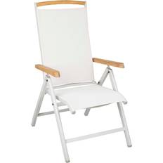 Brafab Andy Positionsstol Lysegrå Offwhite Teak