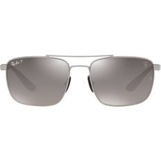 Solbriller Ray-Ban Ban Mand RB3715M F0845J Solbriller Stål Grå Sølv Firkantet Polariseret