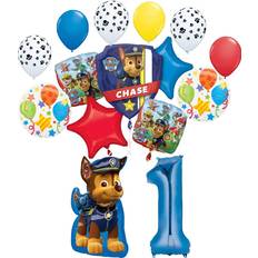 Paw Patrol Party Supplies Chase Marshal and friends 1st Birthday Balloon Bouquet Decorations