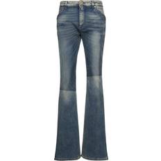 Balmain Bootcut Western Denim Jeans blue