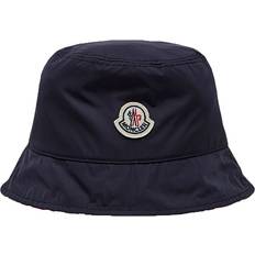 Moncler Chapeaux Moncler Logo Badge Bucket Hat - Black Men's