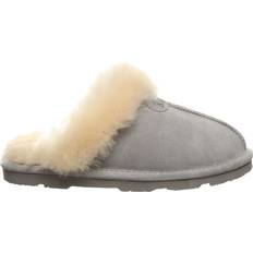 Leather - Women Slippers Bearpaw Loki - Gray Fog