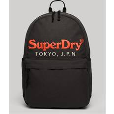 Superdry Women's Damen Schwarz und Rot Venue Montana Rucksack Logo Druck, Größe: Einheitsgröße Größe: Einheitsgröße Schwarz und Rot Einheitsgröße