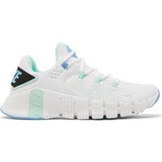 Gym & Training Shoes Nike Free Metcon 4 W - White/Mint Foam/University Blue/Metallic Silver