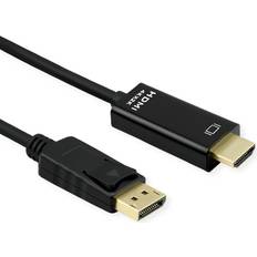 DisplayPort-kabler - Standard HDMI-standard HDMI Roline DisplayPort HDMI 2.00 m Cable 2m