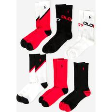 Polo - Women Socks Polo Ralph Lauren Racer 6Pk Crew Socks Multi 10-13