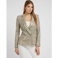 Guess Donna Blazer Guess Emelie Foiled Blazer - Beige