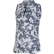 Florals - Women Polo Shirts Under Armour Speckled Floral Womens Sleeveless Golf Polo, ACADEMY 1090