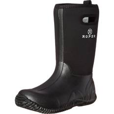 Black Wellingtons Roper Tall Barnyard Boots Youth, Black Black