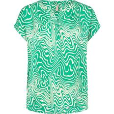Soyaconcept Overdele Soyaconcept Luna Bluser 40127 Jade Grøn XXLARGE