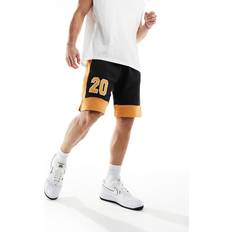 New Era Shorts New Era – Svarta basketshorts-Svart/a
