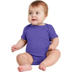 Purple Bodysuits Rabbit Skins Infant Lap Shoulder Bodysuit 4400