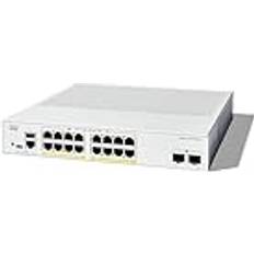 Cisco Catalyst 1200-16P-2G-Smart-Switch, 16-Port-GE, PoE, 2