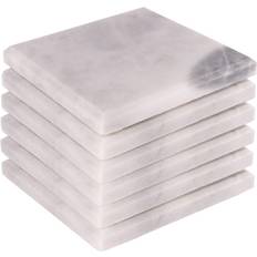 Coasters Argon Tableware Marble Square 10cm Coaster