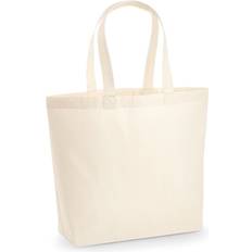 Fabric Tote Bags Westford Mill Premium Cotton Maxi Tote Bag Natural One Size