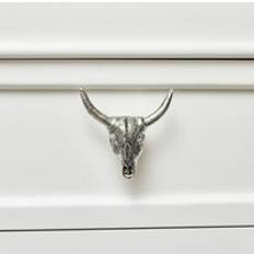 Melody Maison Buffalo Skull Drawer Knob Metallic 1pcs