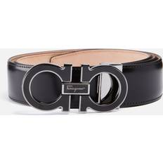 Ferragamo Leather Gancini Belt Brown