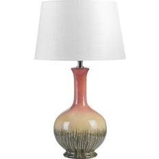 Red Table Lamps Beliani Painted Base Table Lamp