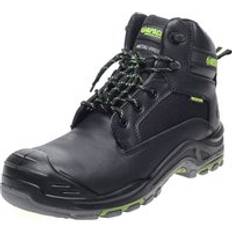 Work Clothes Apache Dakota Metal Free Waterproof Safety Boots Black