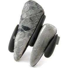 Gris Anillos Noa Safari Designer Ring - Grey