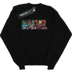 Marvel Character Infill Logo Sweatshirt Black Years