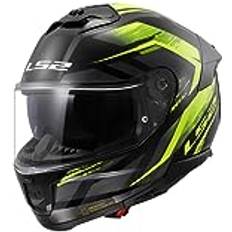 LS2 FF808 Stream II Helmet - Svart/Gul