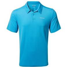 Polo Shirts Craghoppers Nosilife Pro Short Sleeve Polo Shirt Blue Man