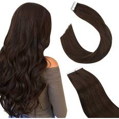 100% Remy Human Hair Extensions Tape 18 Glue Extensions