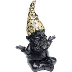 Deco Figur Gnome Meditation Sort G