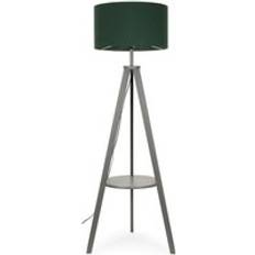 Lighting ValueLights Wooden Tripod Base Forest Floor Lamp